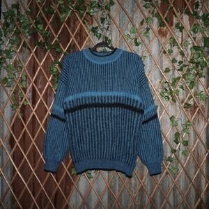 Large - Vintage Y2K Michael Gerald knit 90s striped sweater